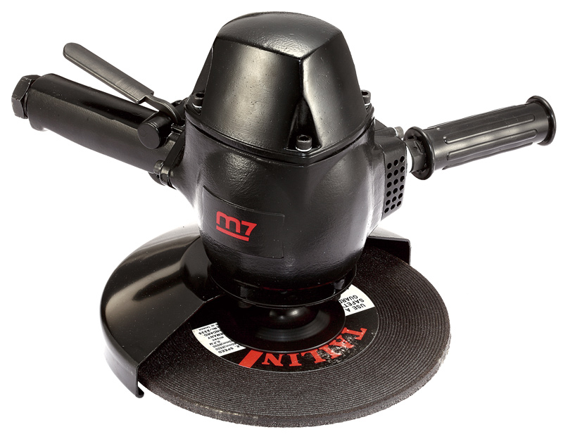 9" Air Vertical Grinder 6000 RPM 3.8 Horse Power MightySeven